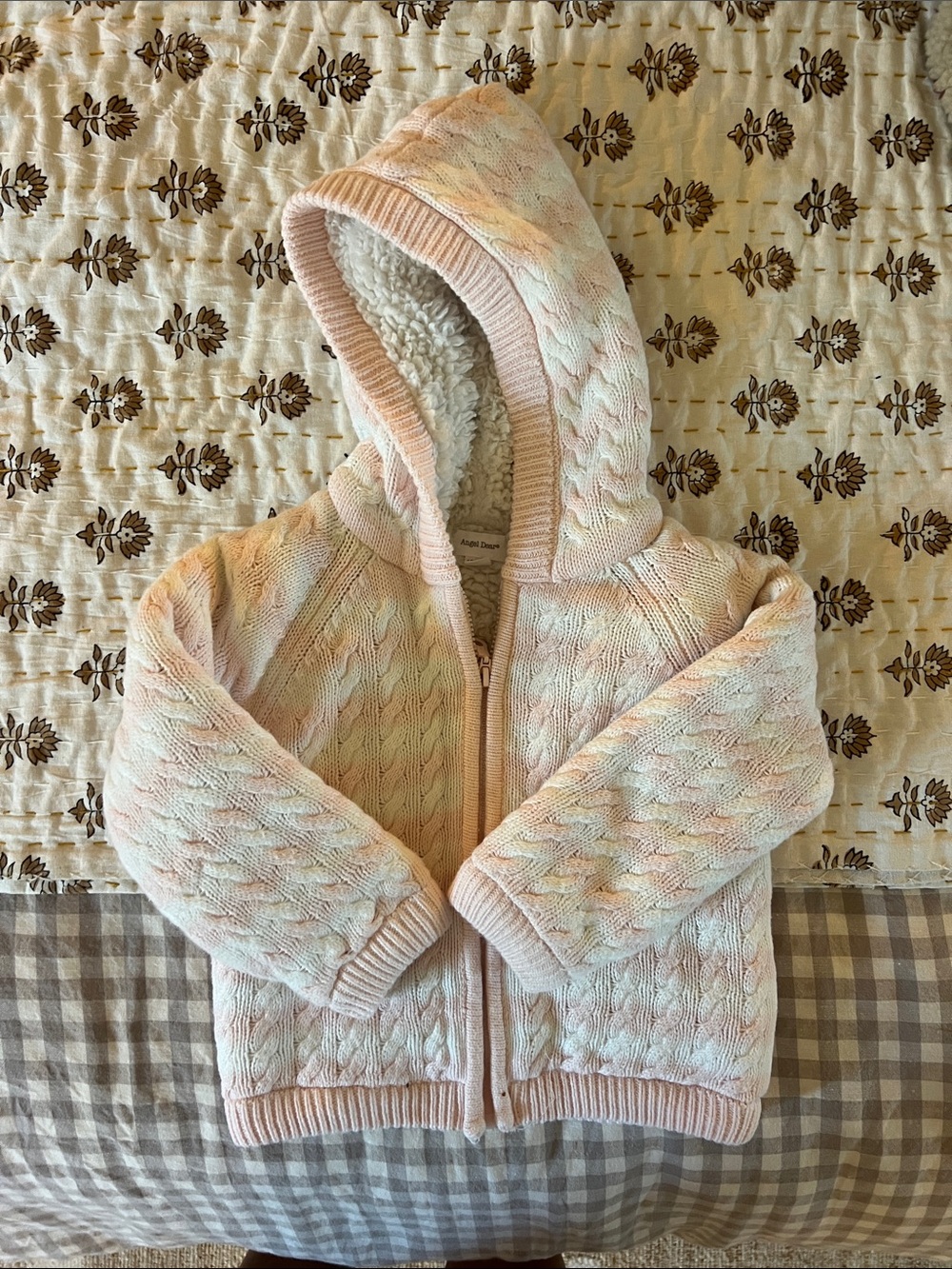 Baby Angel Dear striped knit jacket